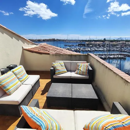 Apartmán Cap D'agde Vue Port Et Parking Terrasse La Desirade Agde