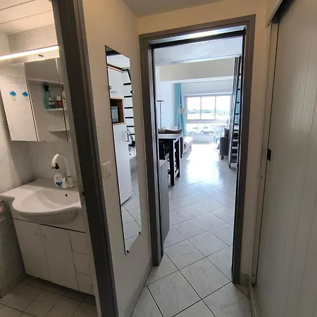 Cap D'agde Vue Port Et Parking Terrasse La Desirade