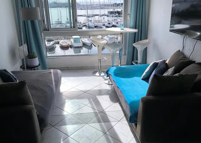 Cap D'agde Vue Port Et Parking Terrasse La Desirade 公寓 阿格德